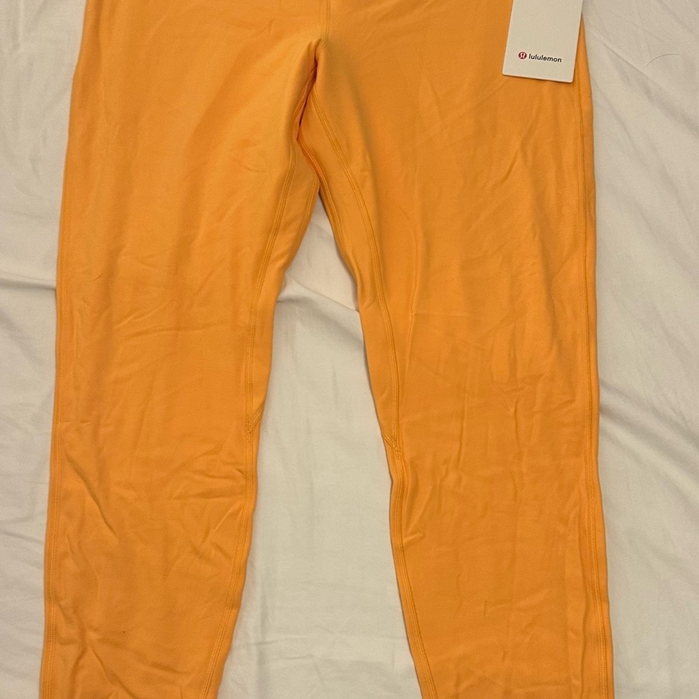 lululemon athletica Orange Leggings